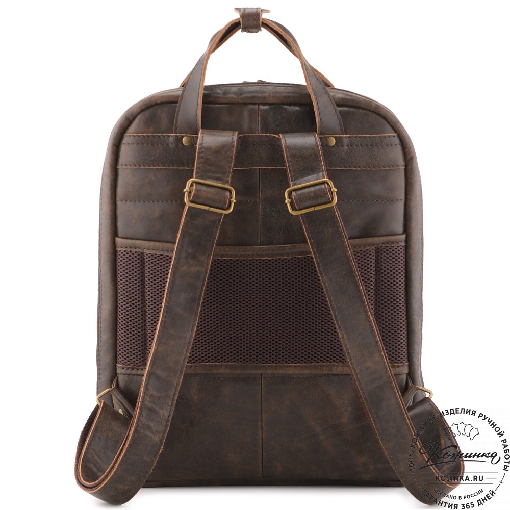  Кожаный рюкзак "Артур" (коричневая наппа) 